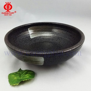 Japanese black bowl